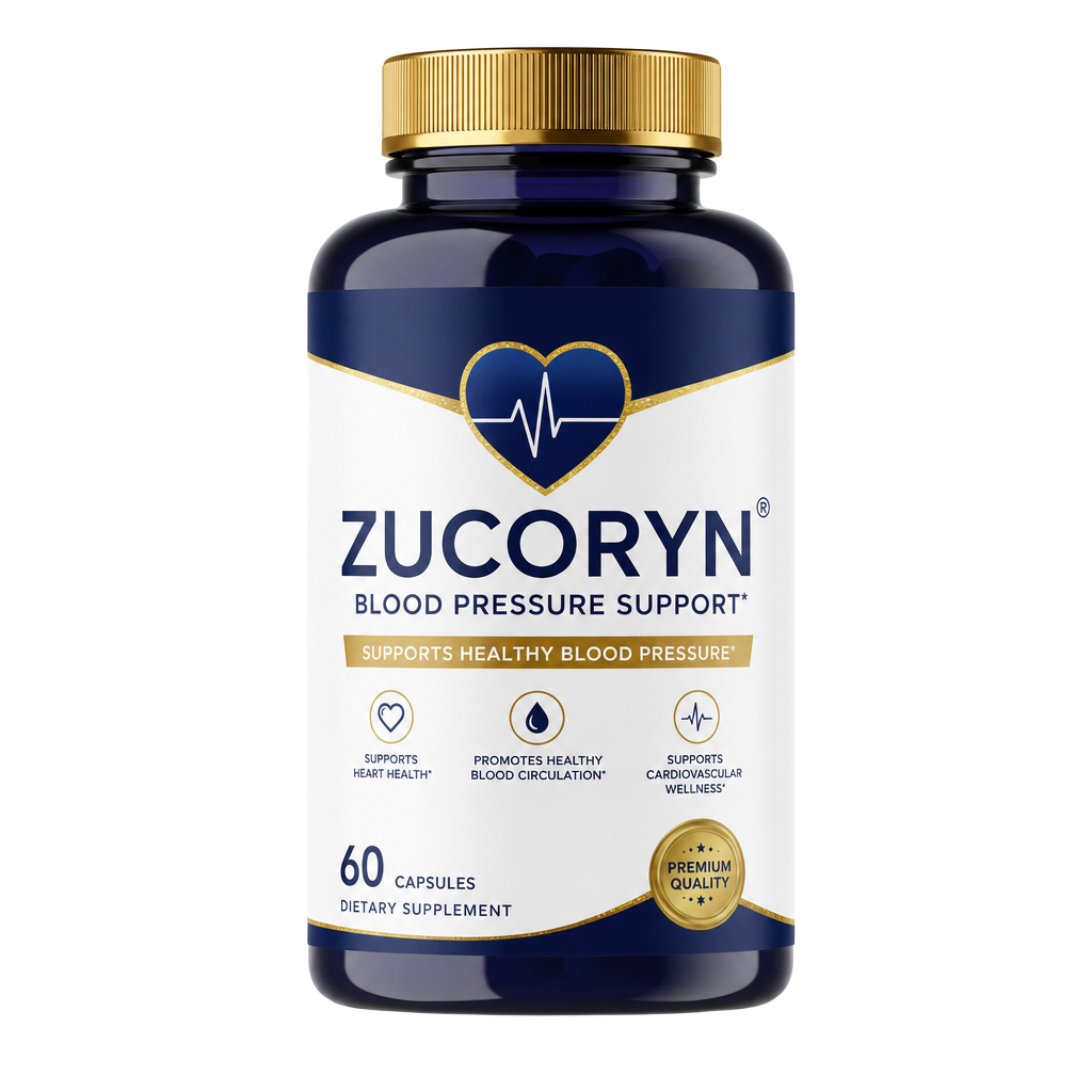 ZUCORYN Blood Pressure Support bottle, official Puerto Rico edition